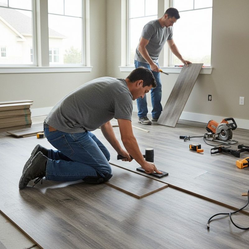 Maple Flooring Installation